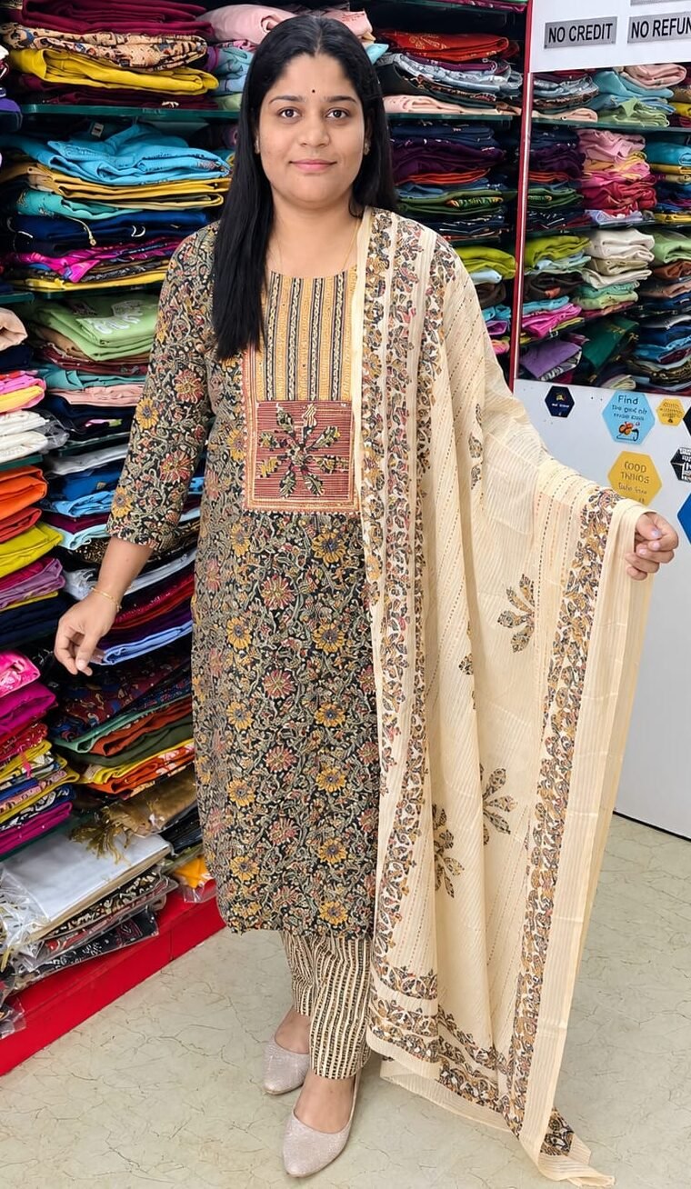 👗 Pure Cotton 3-Piece Salwar Sets | M to 2XL ✔️ 100% Pure Cotton | Fully Lined ✔️