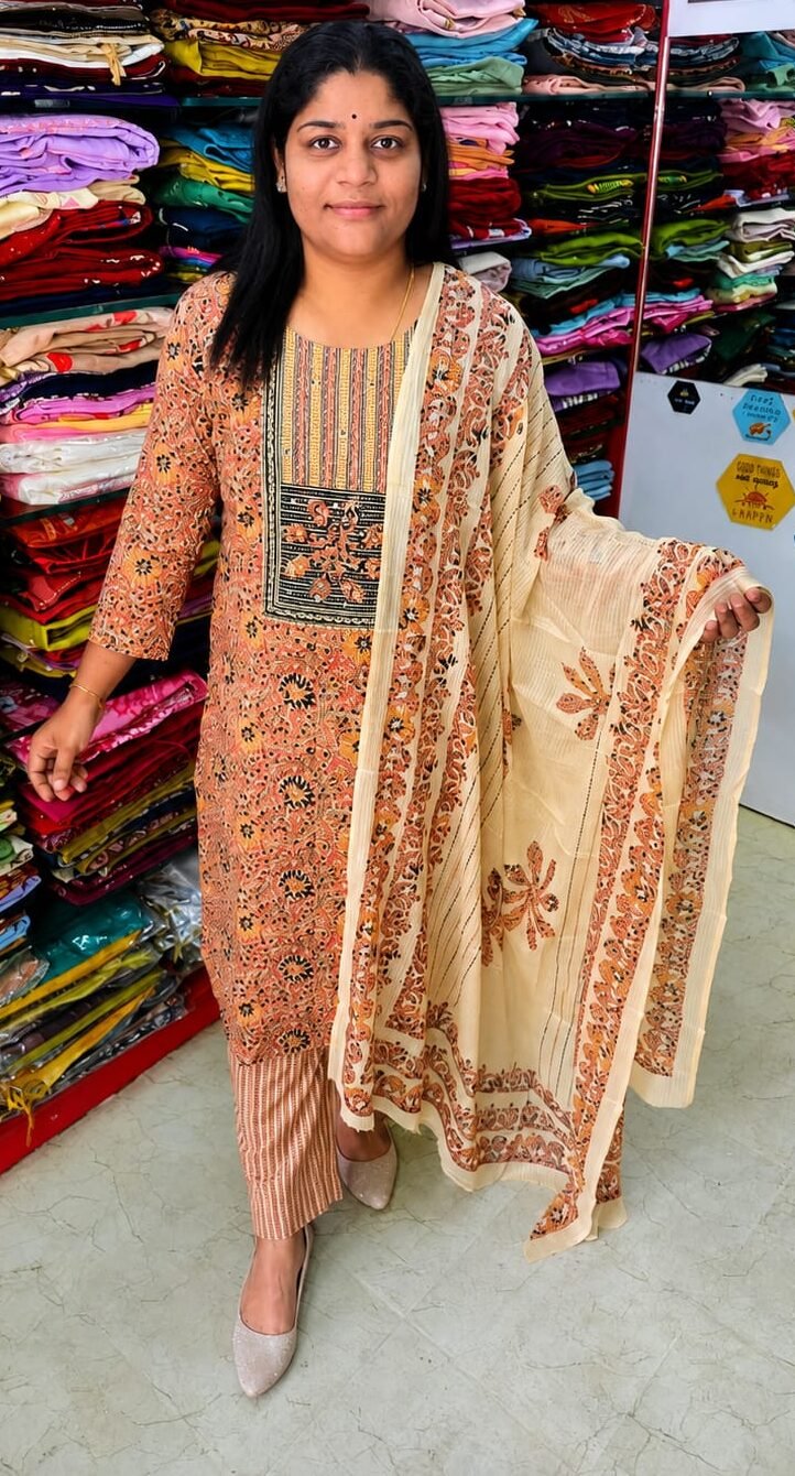 👗 Pure Cotton 3-Piece Salwar Sets | M to 2XL ✔️ 100% Pure Cotton | Fully Lined